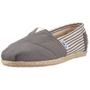 Toms Woman’s Classics University Ash Rope Sole Shoes